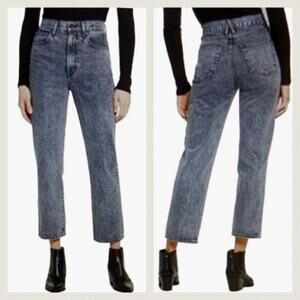 SLVRLAKE Jeans Stella High Rise Straight GUC $269 Size 25   J1287